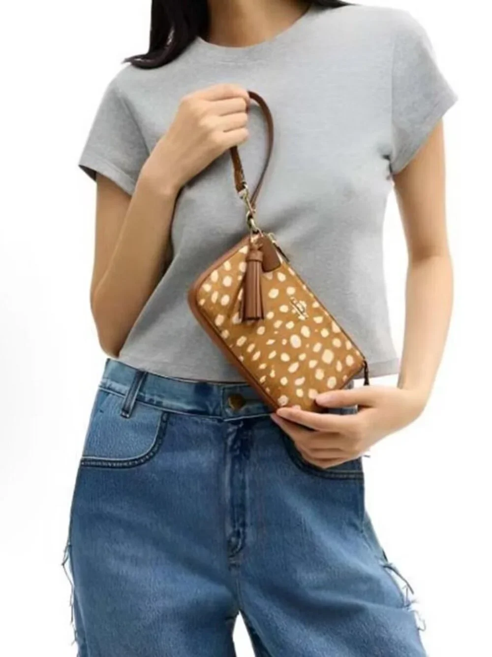 coach Nolita 19 With Deer Print cdw35